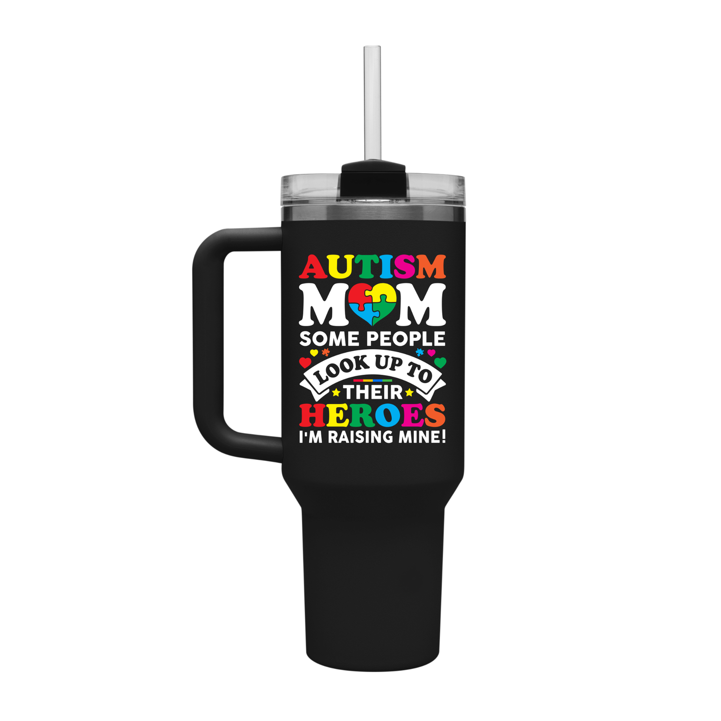 40oz Tumbler - Autism Mum