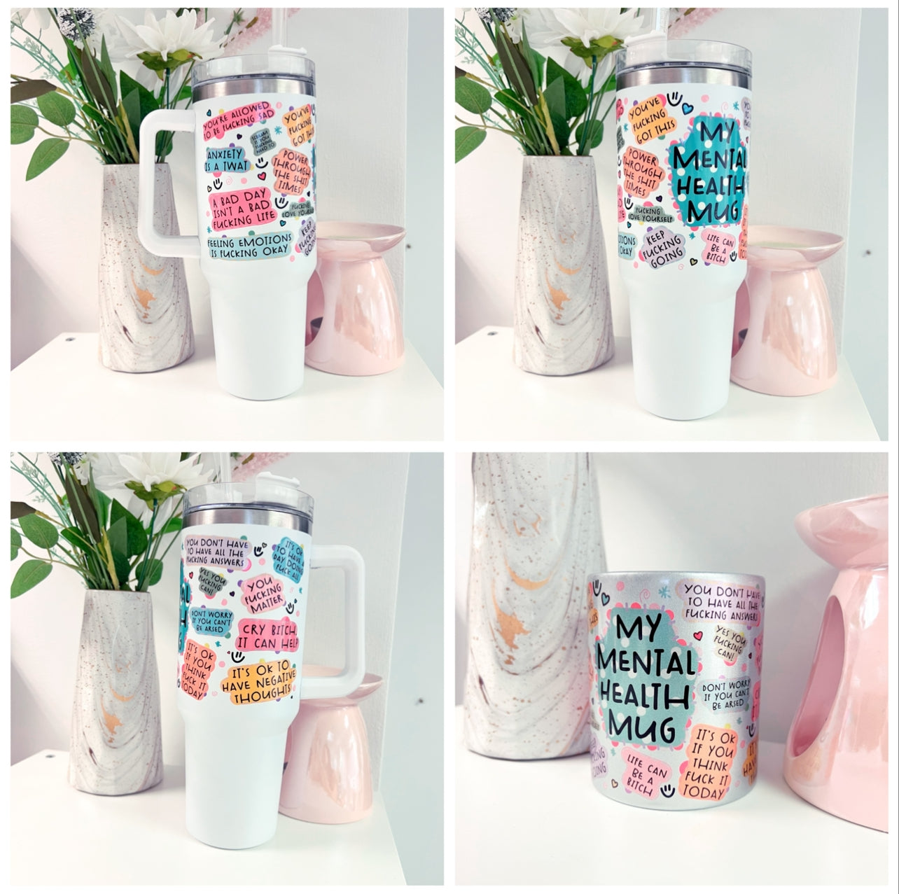 40oz Tumbler - My Mental Health