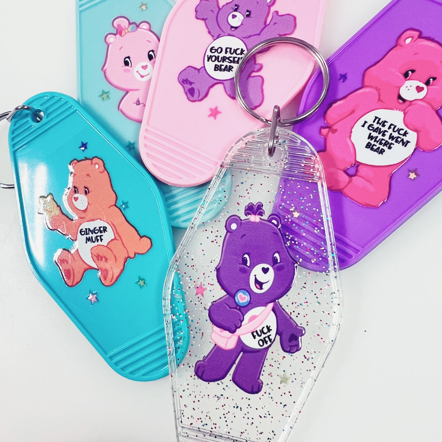 Pink Mug - Sweary Bear & Keyring