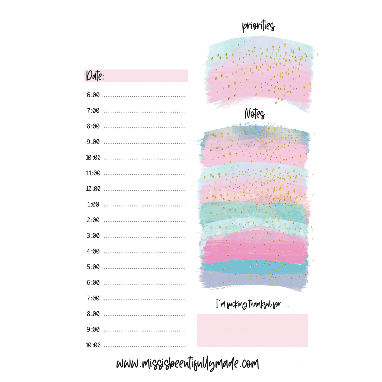 Digital planner/food diary