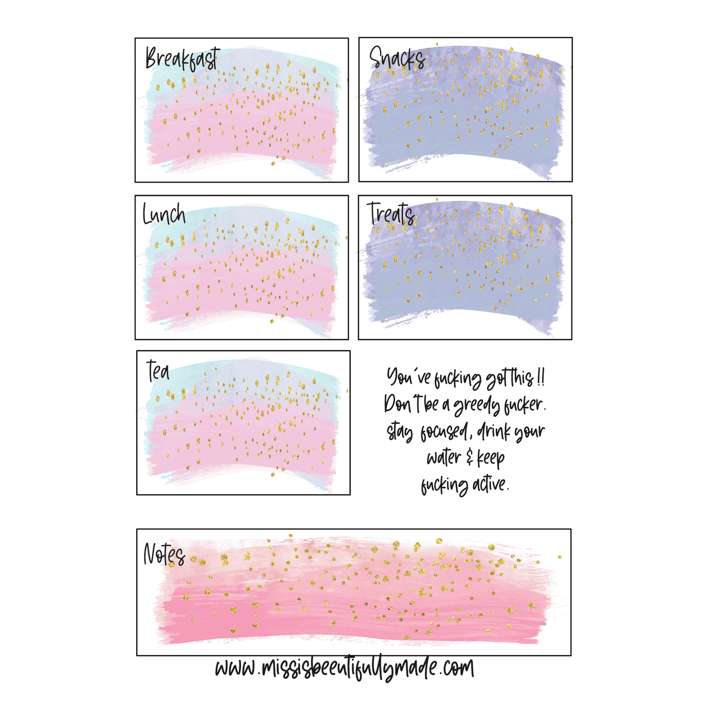 Digital planner/food diary