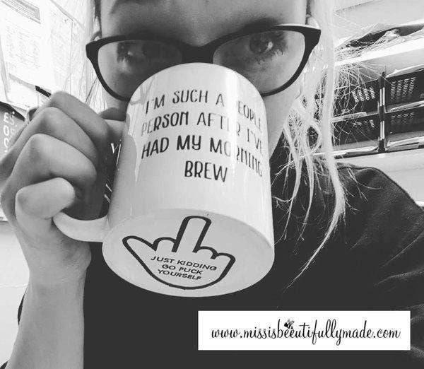 Mug - People Person, go fuck yourself