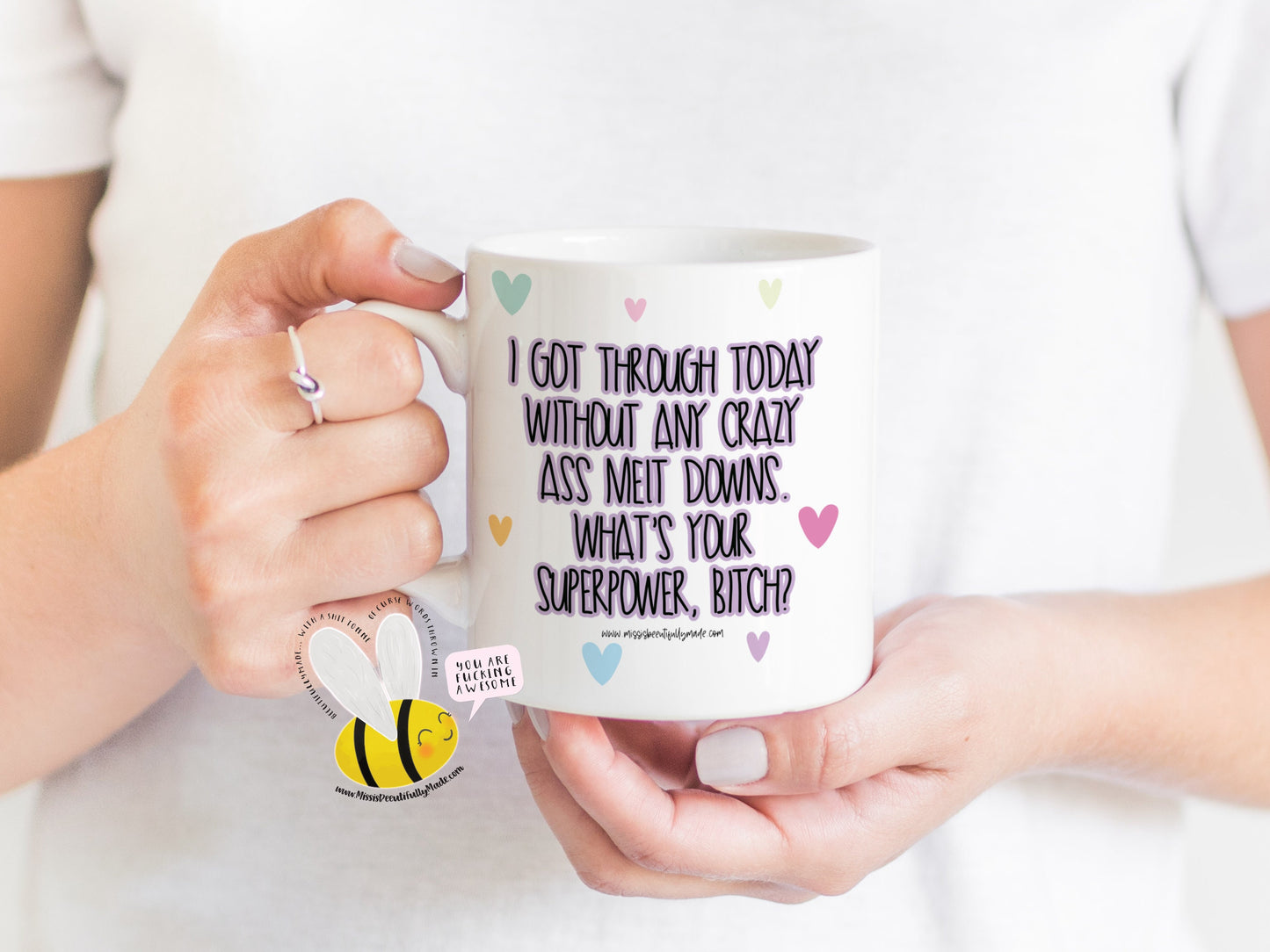 Mug - I Got Through Today | Funny Superpower