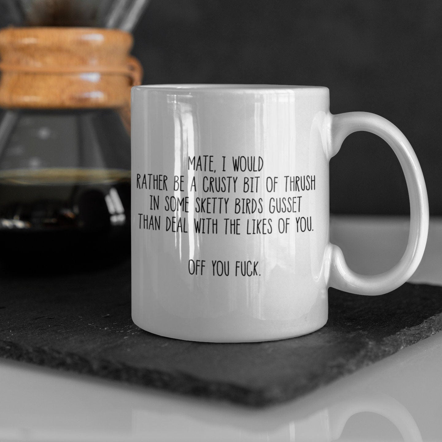 Mug - Sketty Birds Gusset