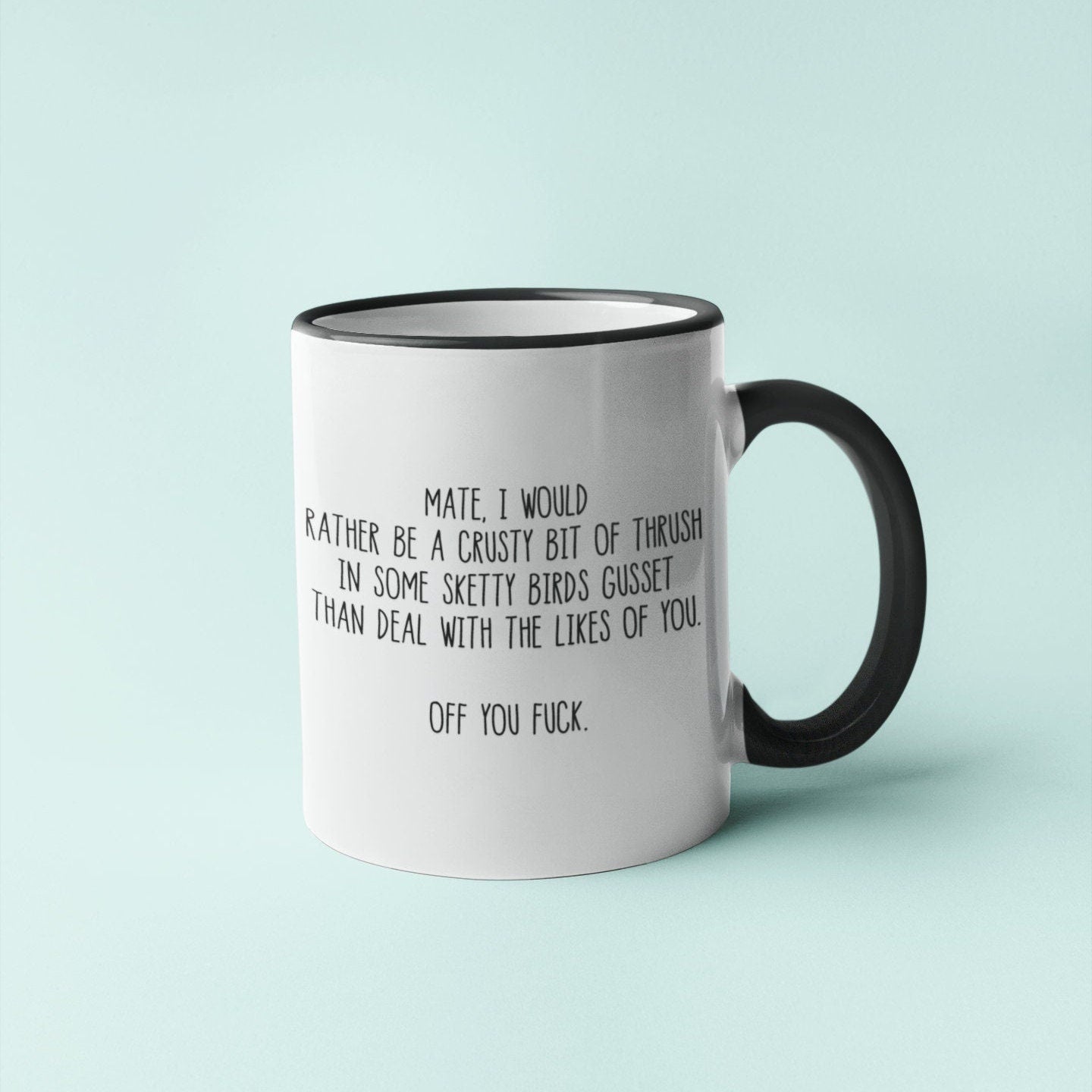 Mug - Sketty Birds Gusset