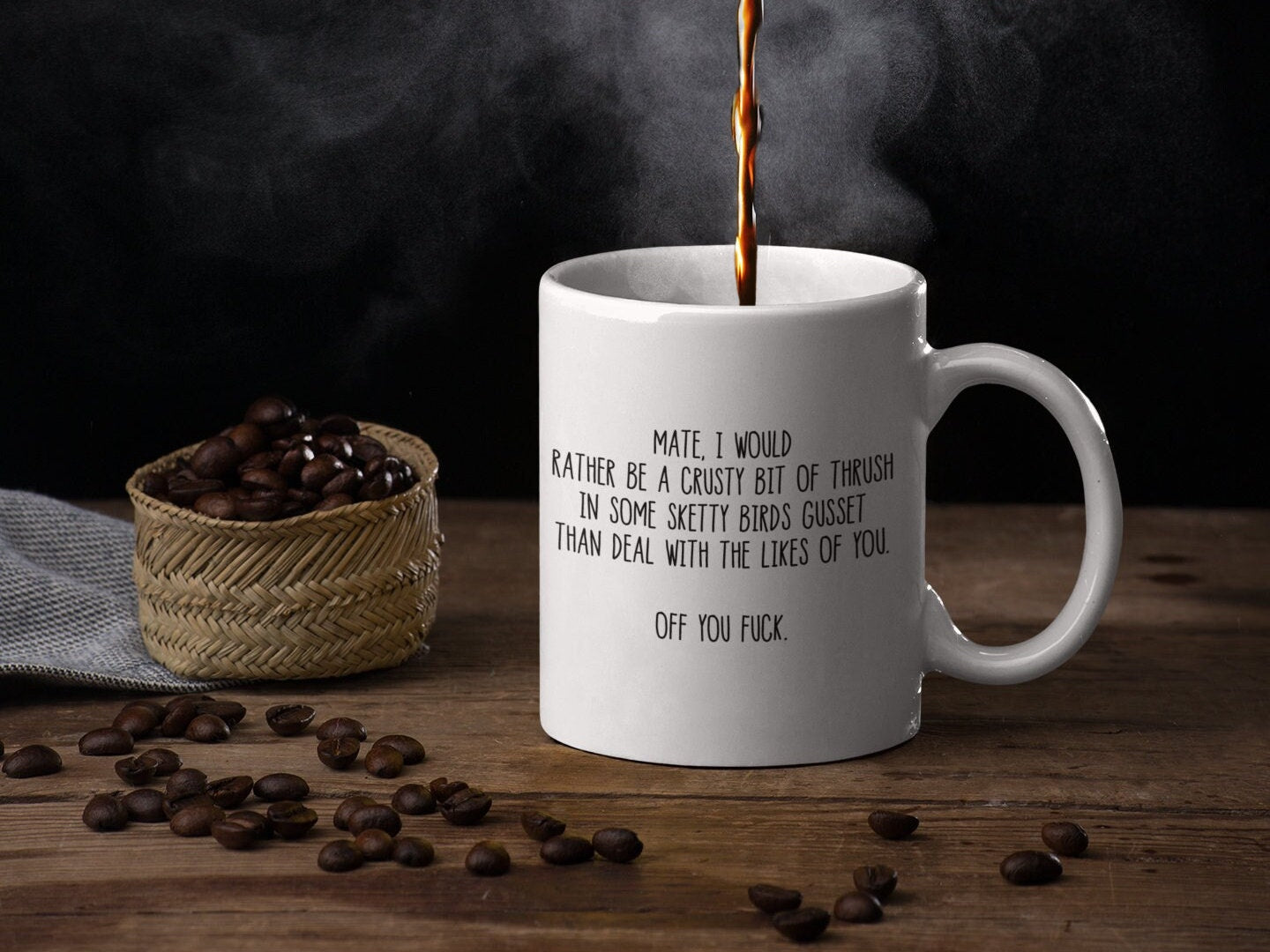 Mug - Sketty Birds Gusset