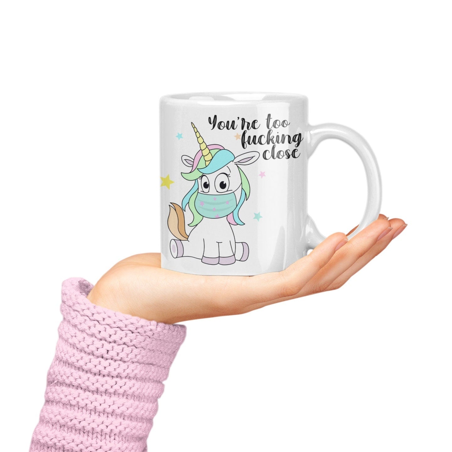 Mug - Unicorn Face Mask