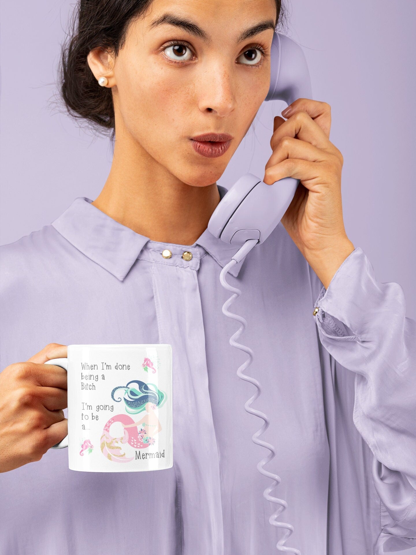 Mug - Mermaid, When I'm Done Being A Bitch...