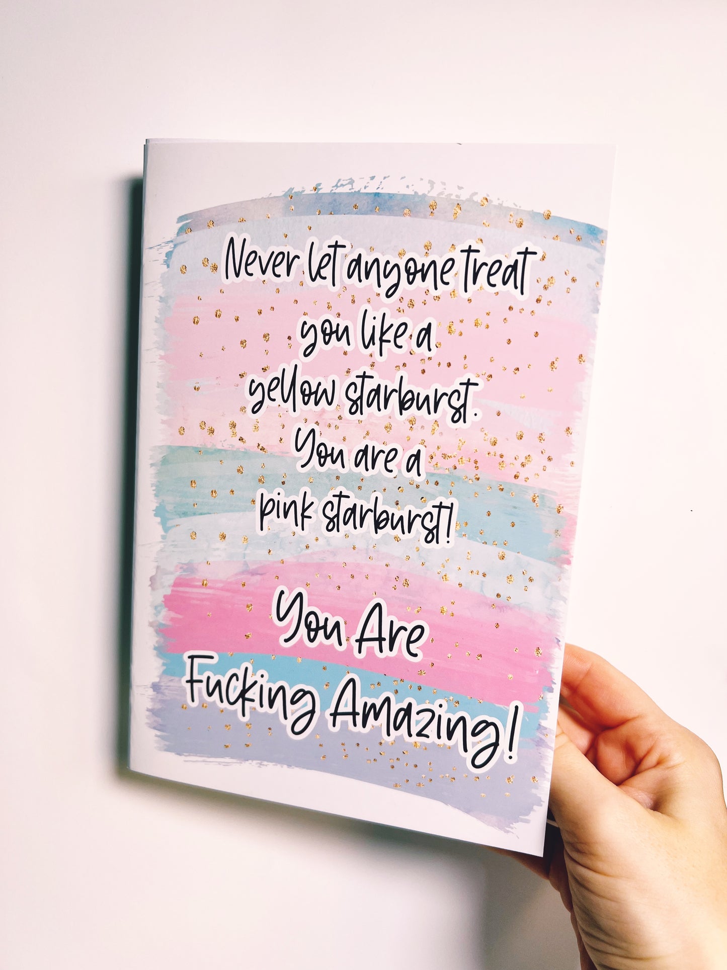 Seconds Notebook - Pink Starburst