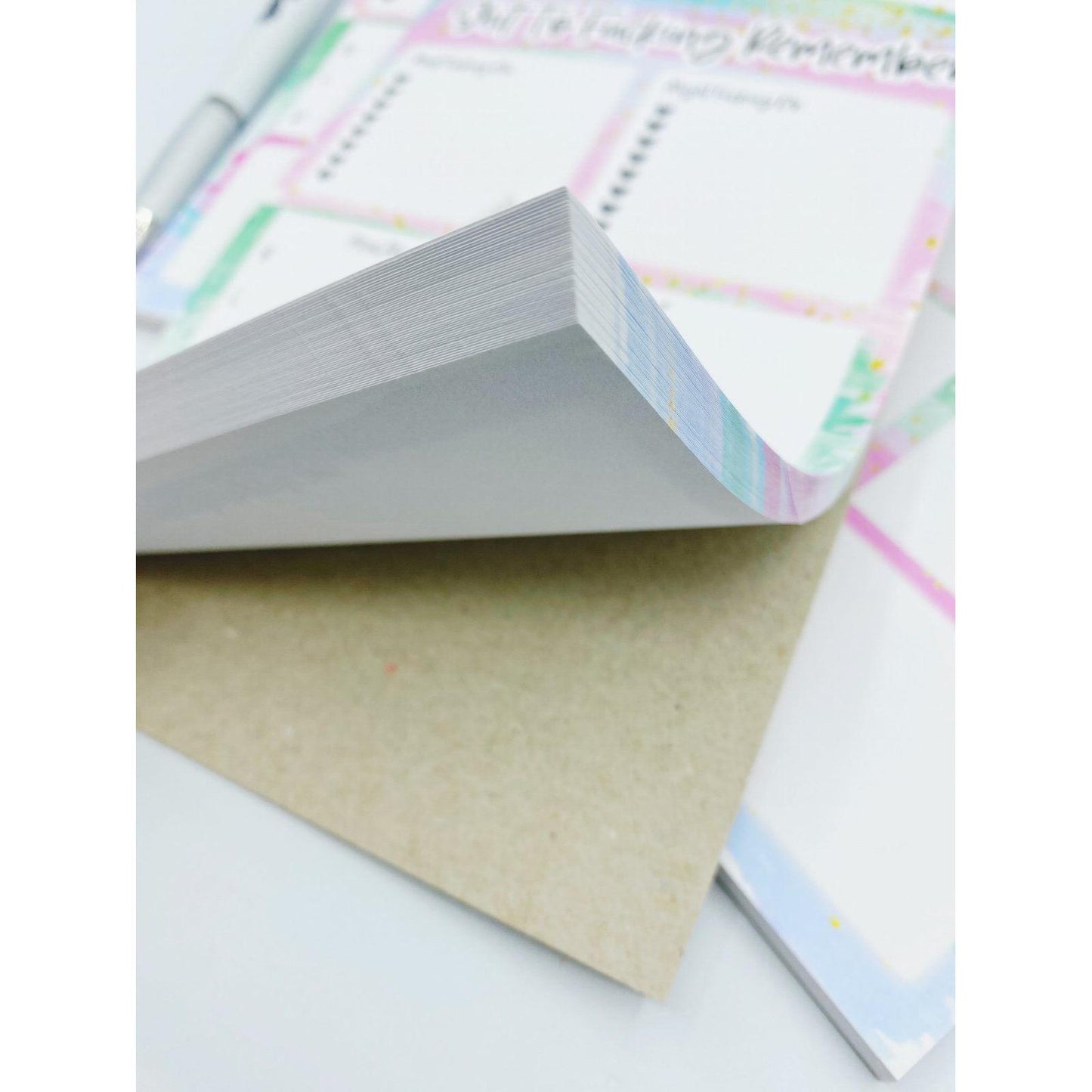 Notepad - Shit to fucking remember (rainbow design)