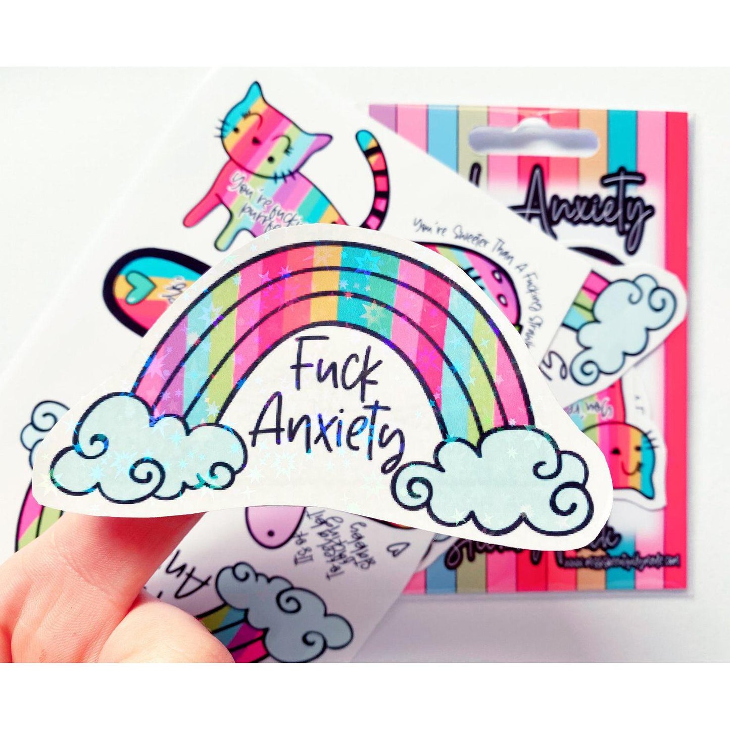 Sticker Pack - Fuck anxiety