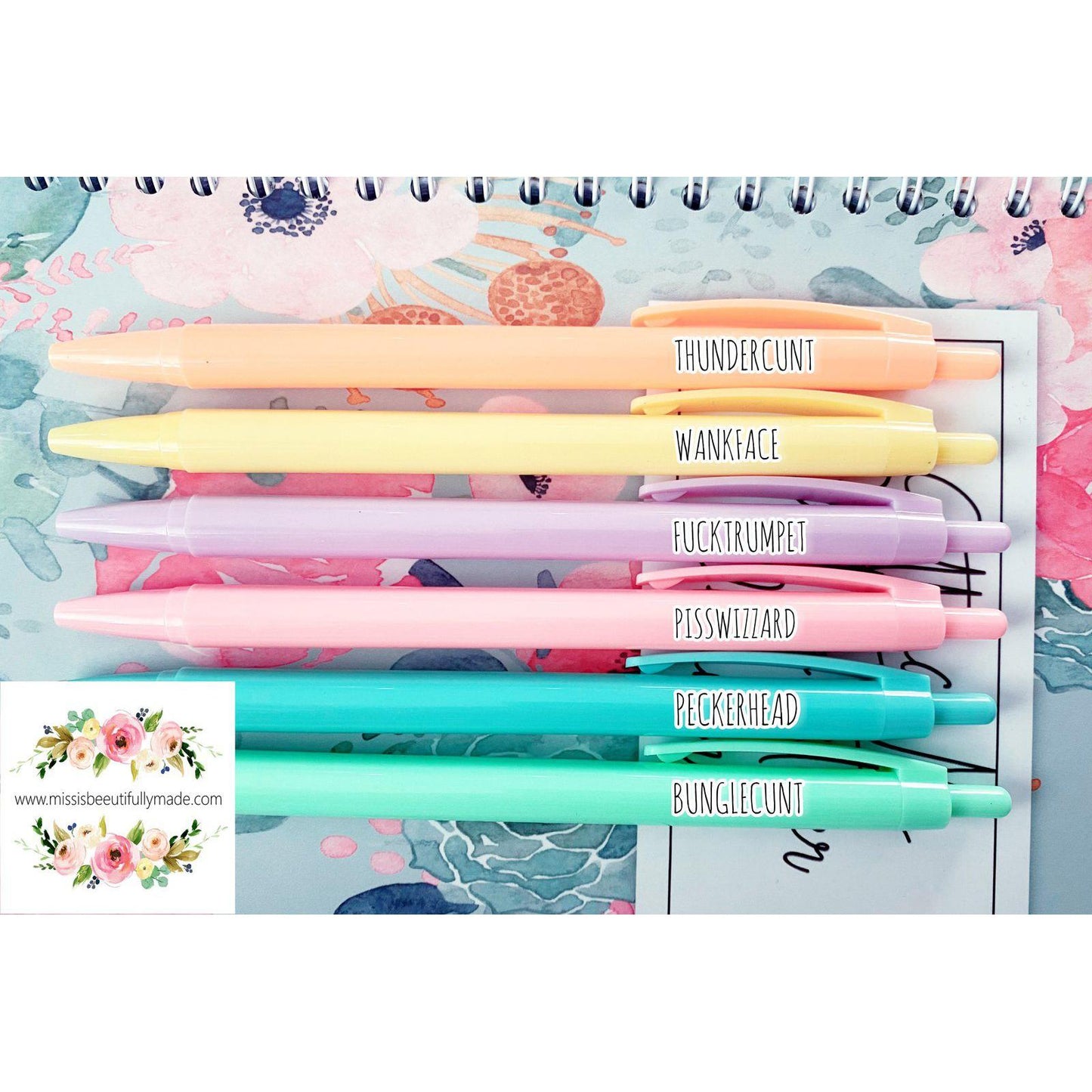Rainbow Pen pack - Insults