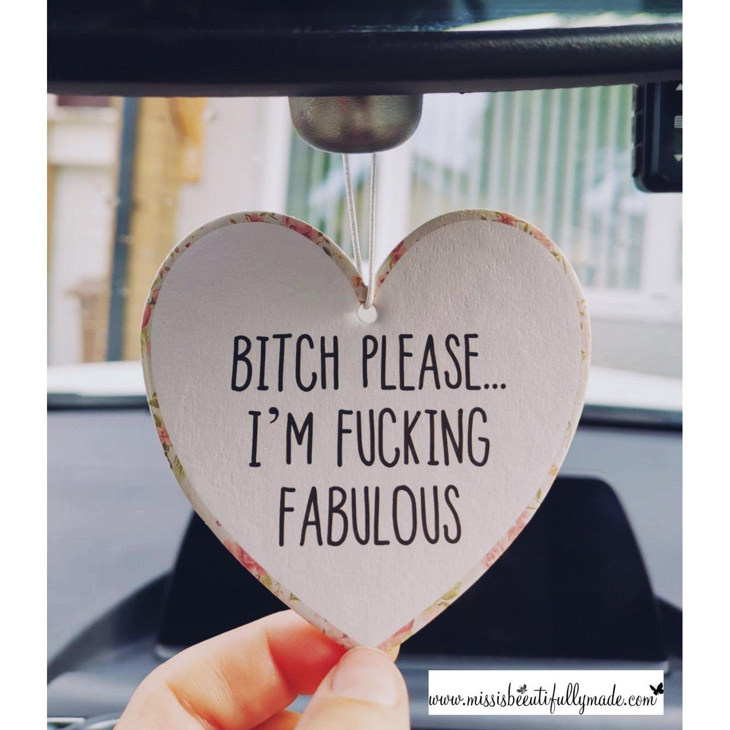 Car Freshener - Bitch Please (add your own scent)