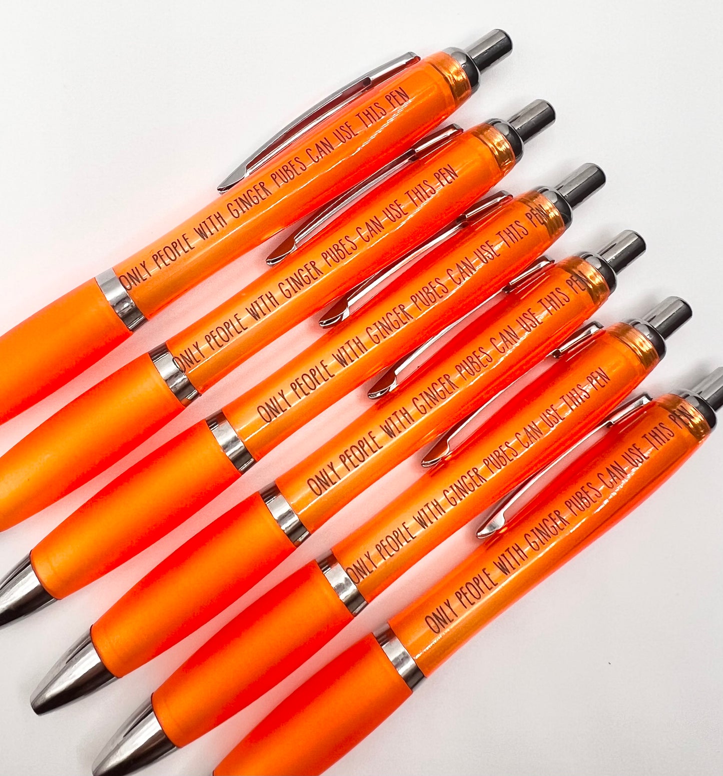 Ginger pubes pen