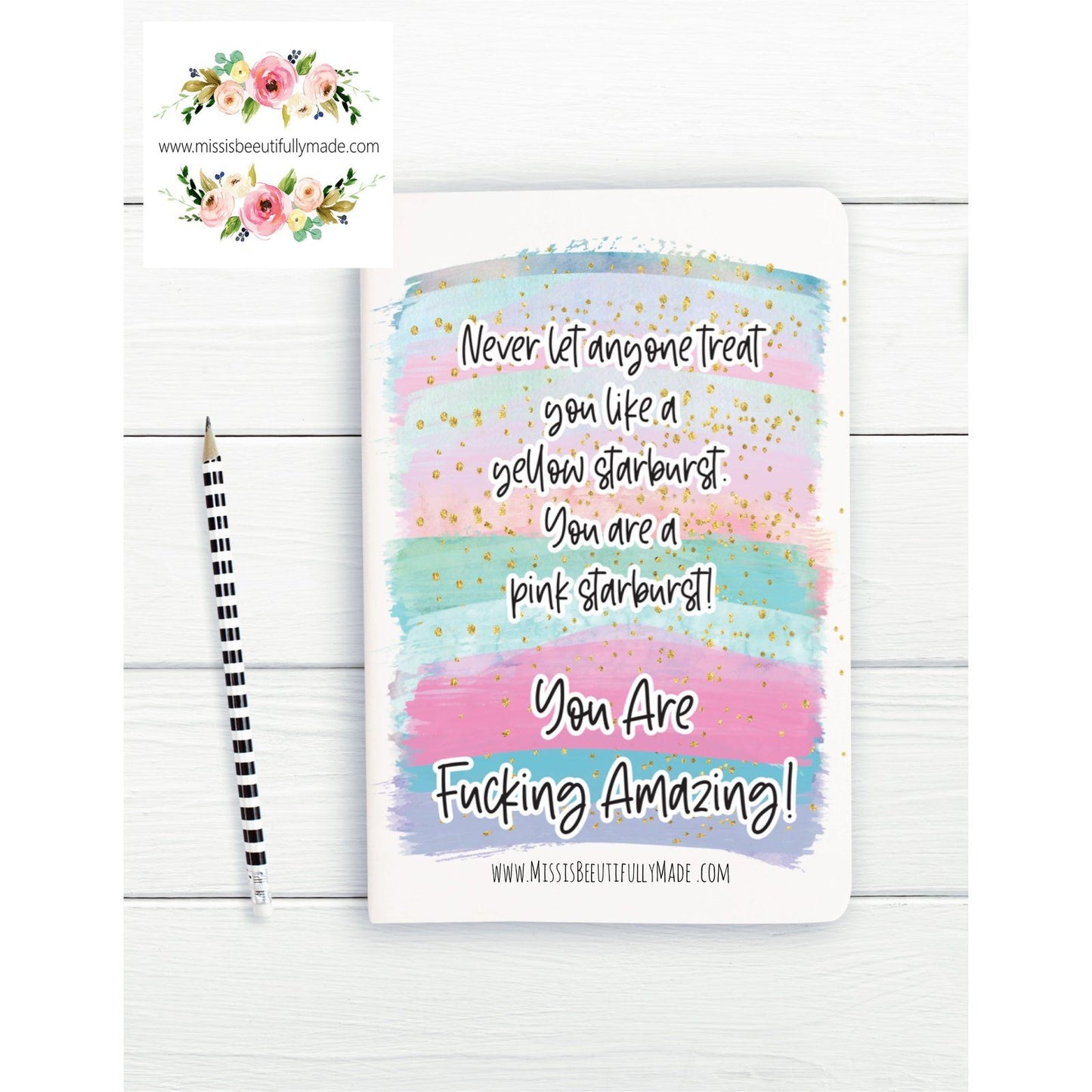 Notebook - You are a pink starburst