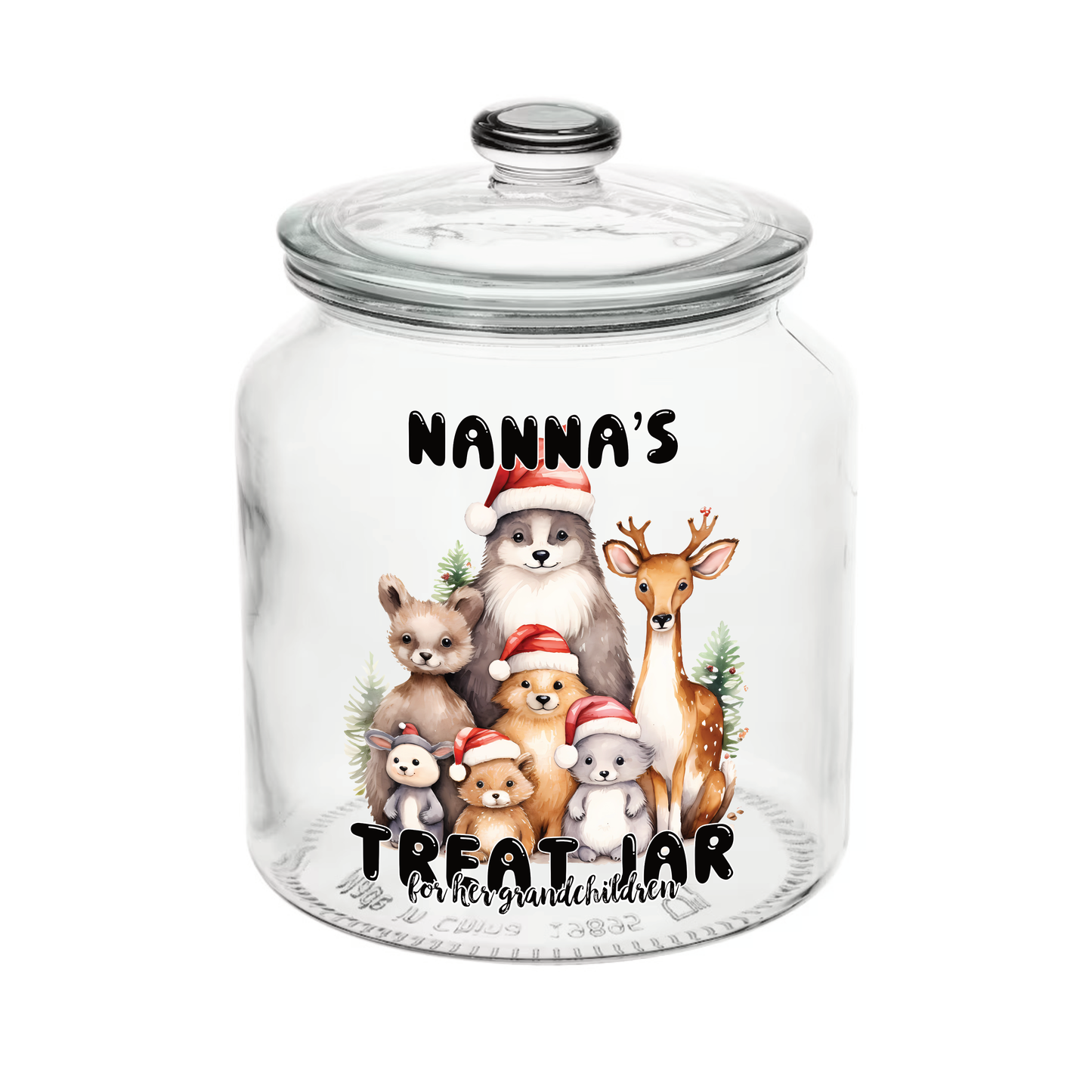 Nannas Treat Jar - Woodland Theme