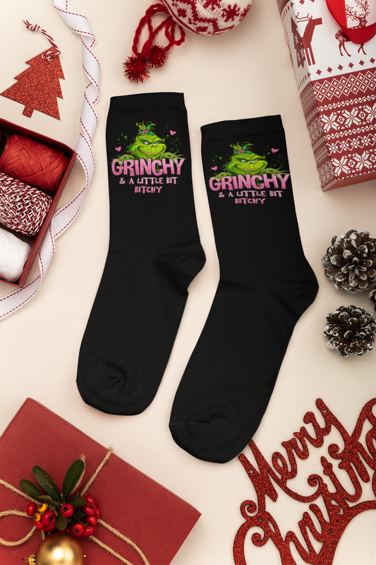 Socks - Grinchy & A Little Bit Bitchy