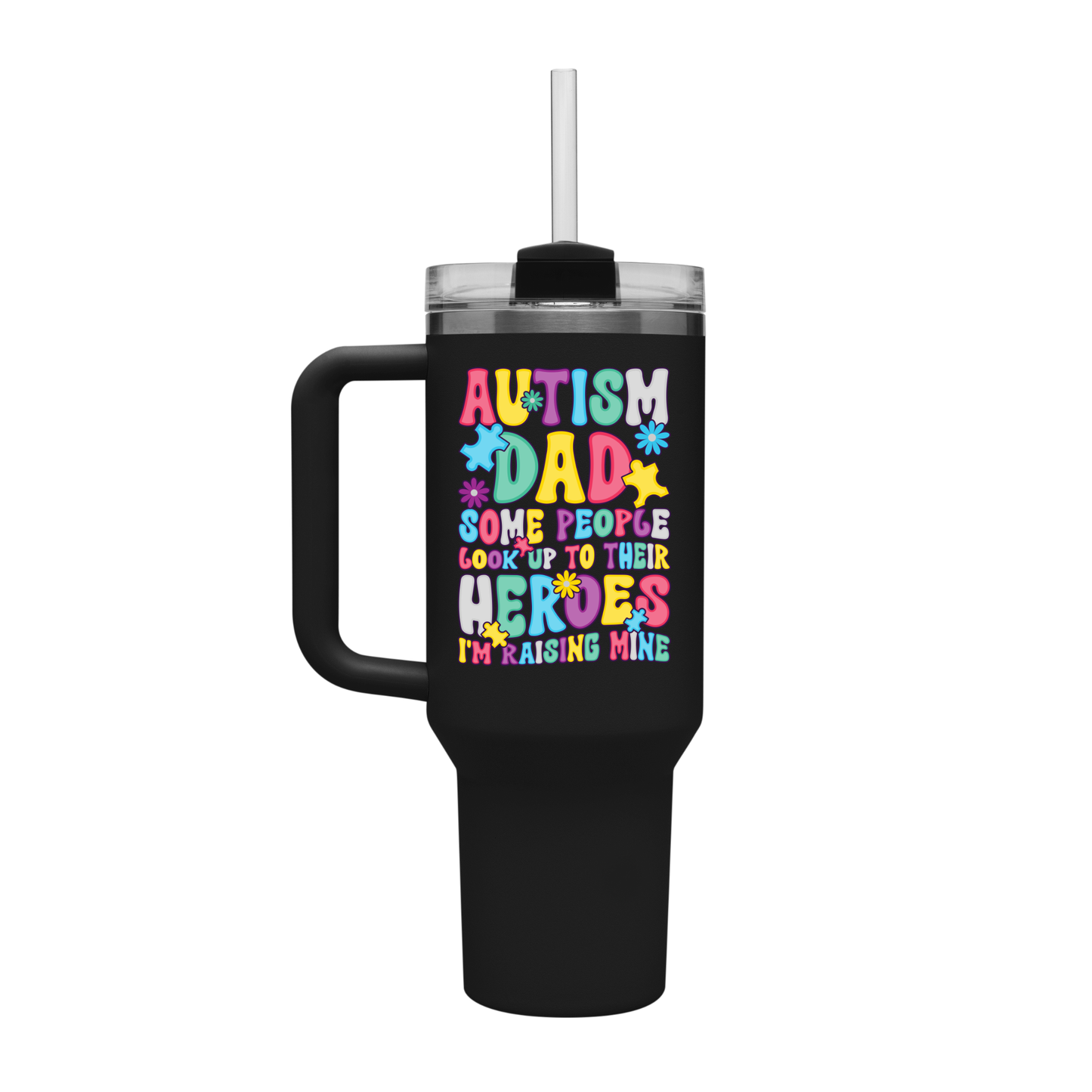 40oz Tumbler - Autism Dad