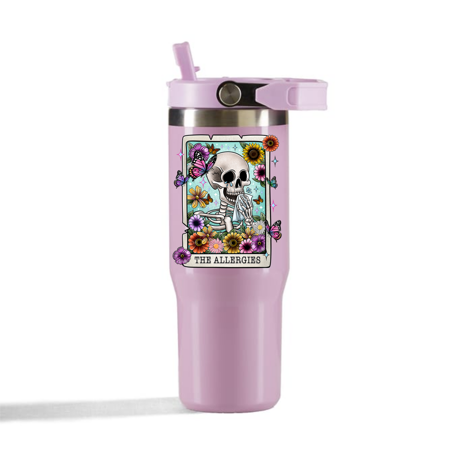 30oz Tumbler - Tarot Card The Allergies