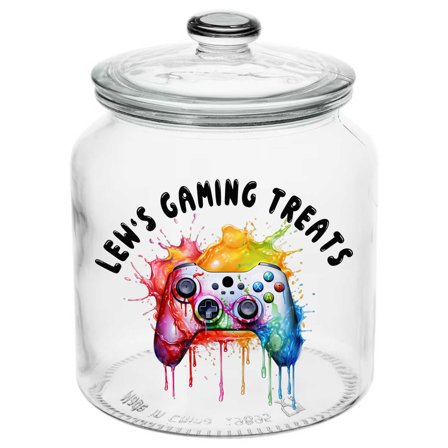 Personalised Gaming Treat Jar