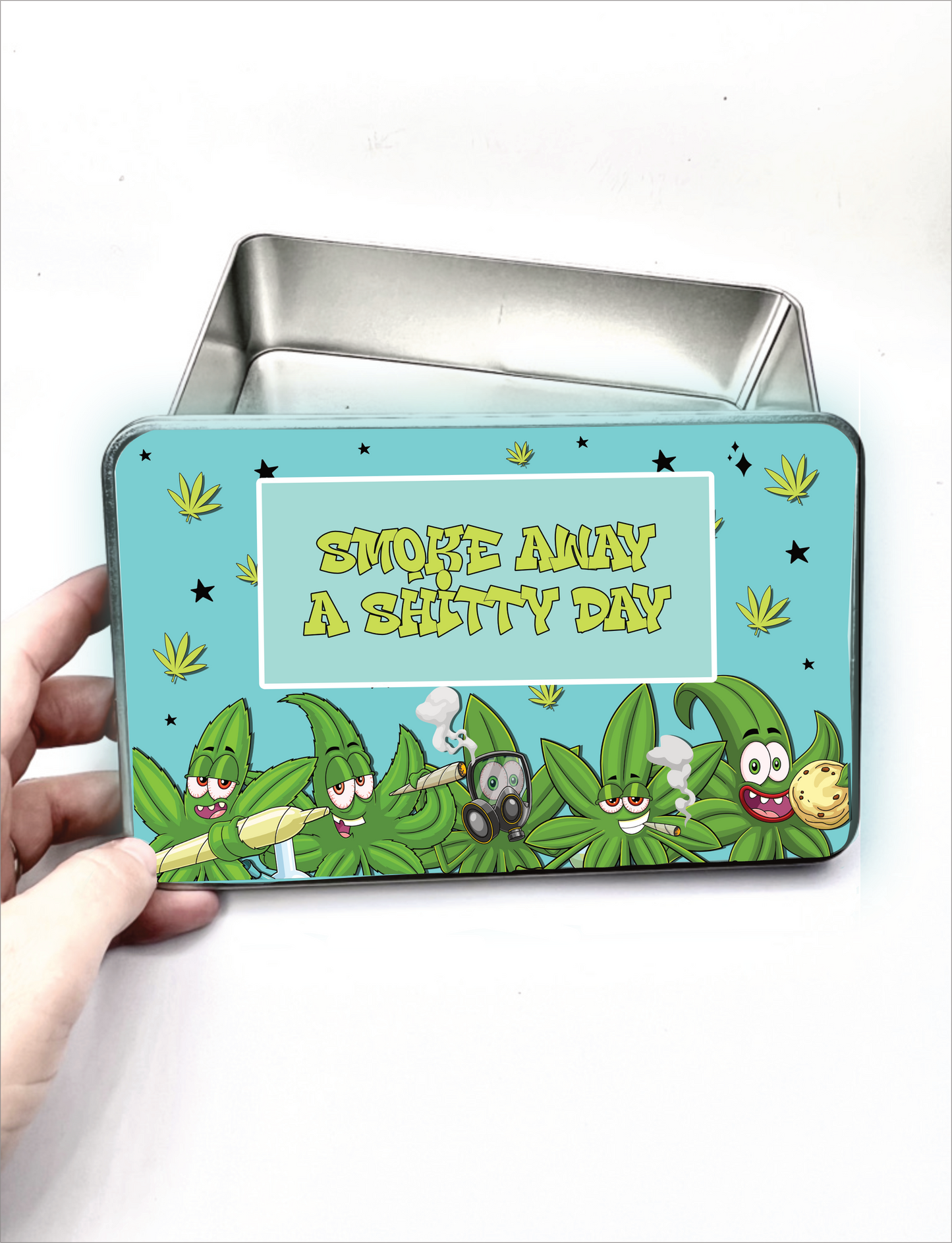 Marijuana Tin - Smoke Away A Shitty Day