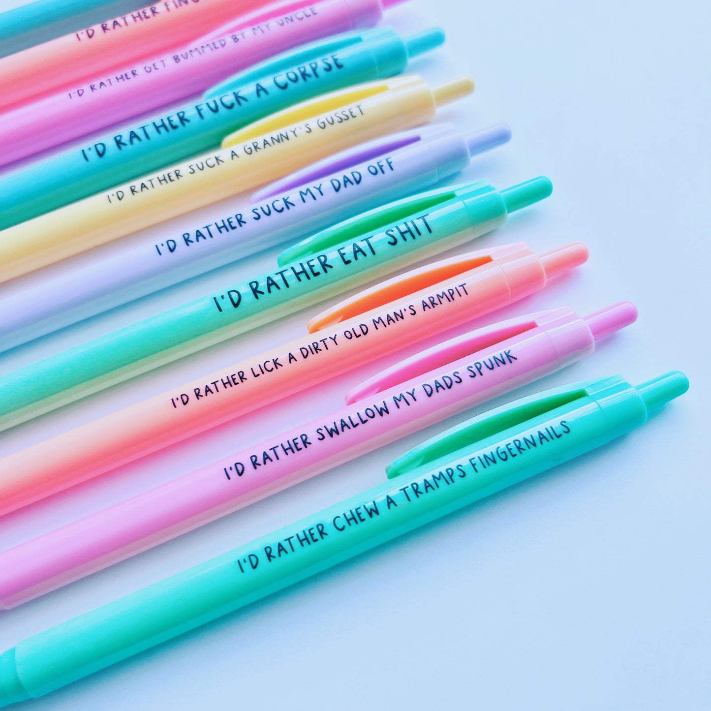 Rainbow Pen pack - I’d Rather….