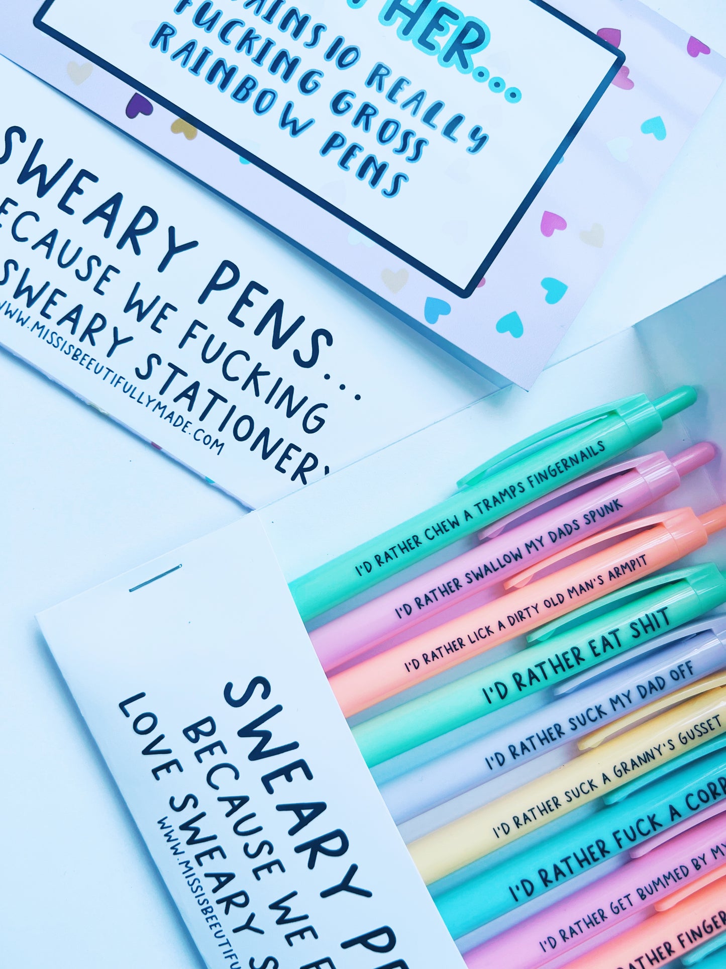 Rainbow Pen pack - I’d Rather….