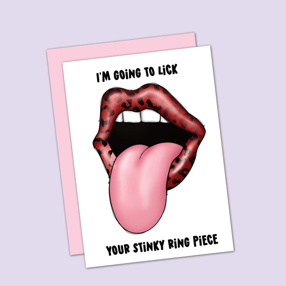 Stinking Rings Card - I'm Going To Lick Your Stinky Ring Piece – Missis Beeutifully Made