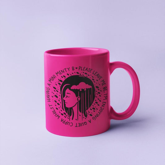 Pink Neon Mug - Menty B