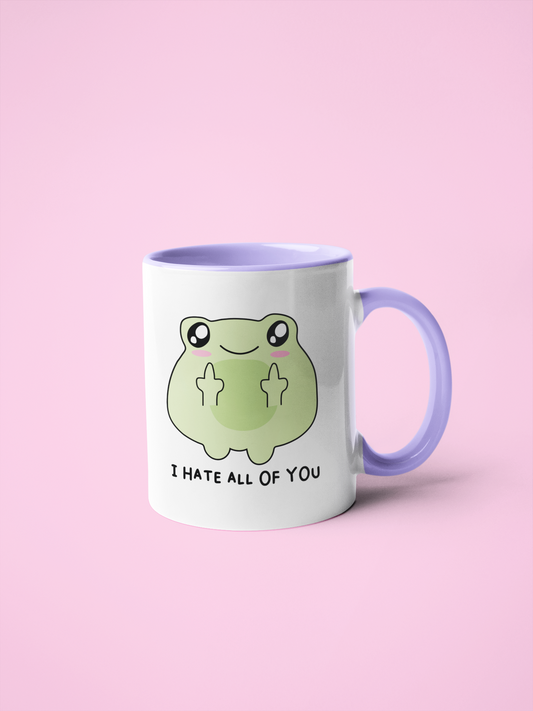 Mug - I Hate All Of You (Frog)