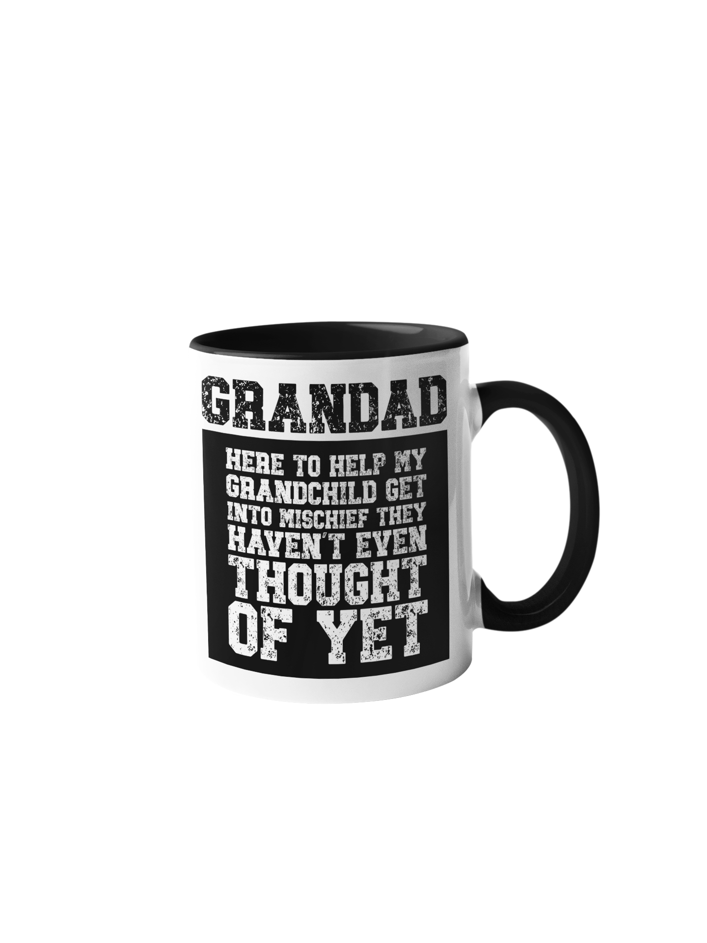Mug - Grandad, Here To Help My Grandchild Get Into Mischief