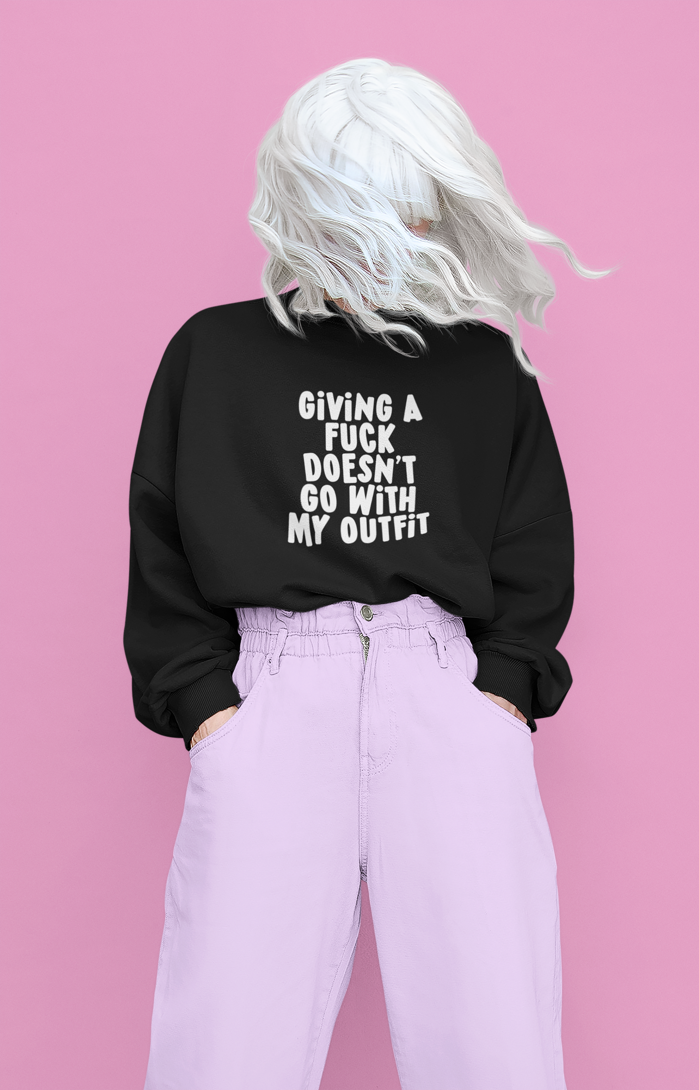 Hoody - Giving A Fuck Doesn't Go With My Outfit