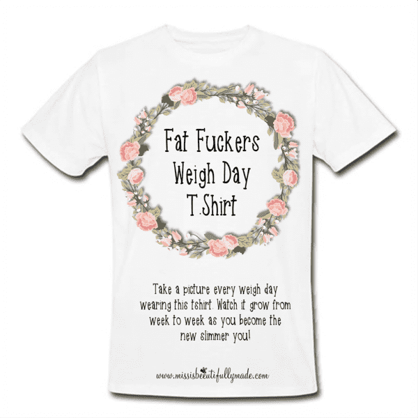 Fat Fucker Food Diary & Matching T-shirt