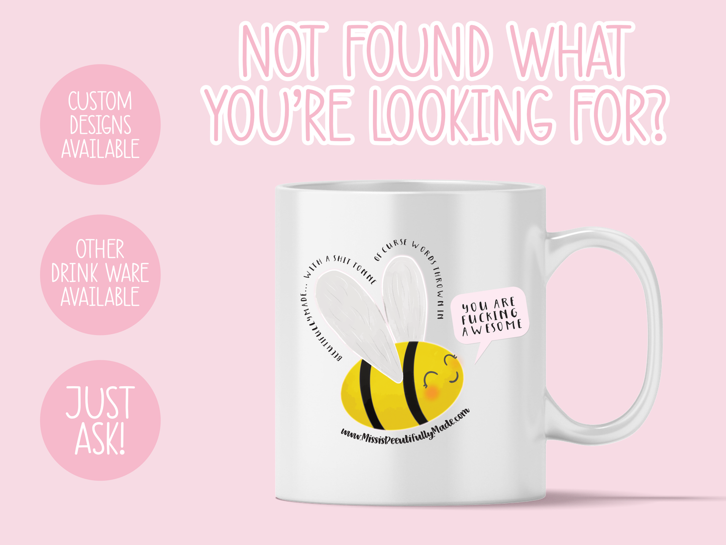 Mug - If It Doesn't Fit In Your Mouth It Won't Fit Your Bum