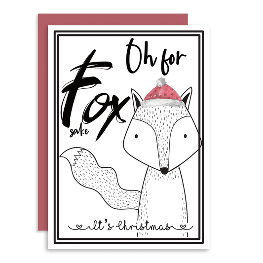 Card - Oh For Fox Sake, It's Christmas