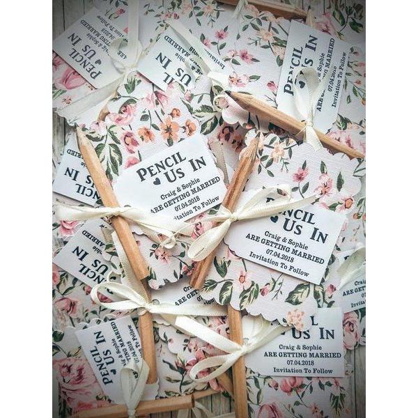 Wedding - Pencil us in favours