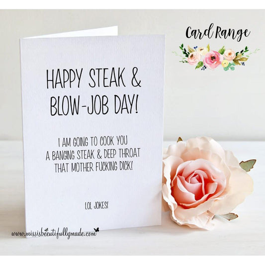 Card - Steak & Blowjob (lol jokes)