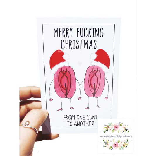 POST CARD - Merry christmas from one cunt to another!