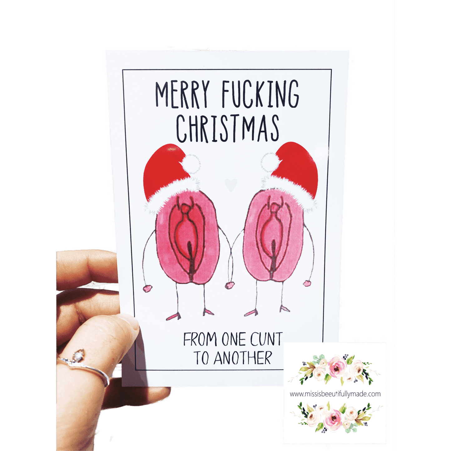 POST CARD - Merry christmas from one cunt to another!