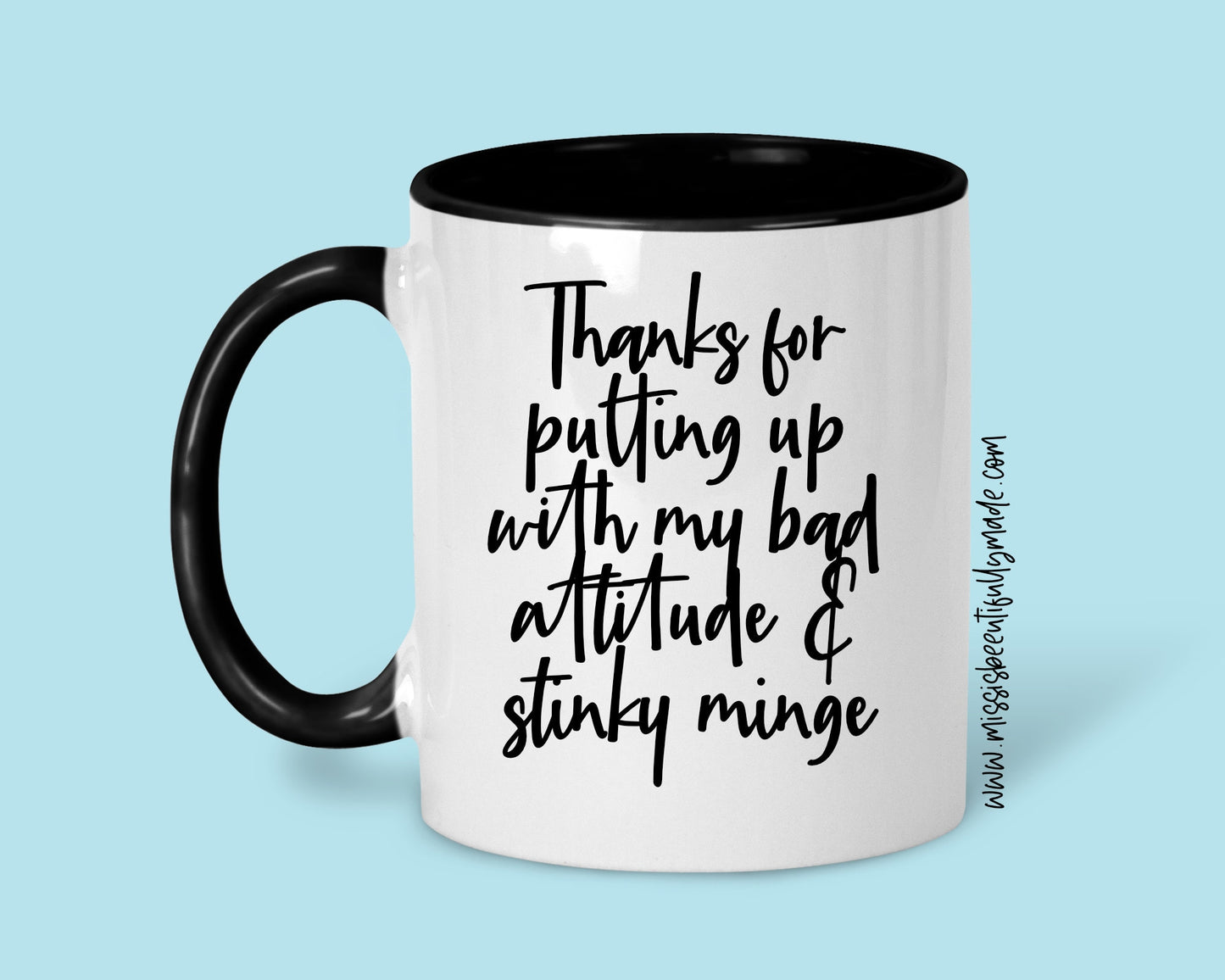 Mug - Bad Attitude, Stinky Minge