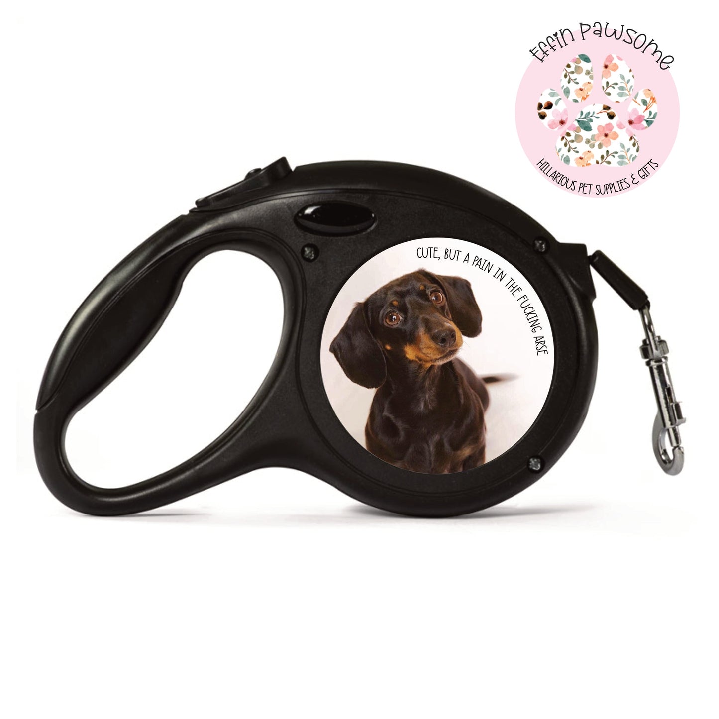 Funny Dog Lead | Retractable Dog Leash |  Pet Accessories | Dog Walking | Dog Gift | Pet Lover | Birthday Gift Idea | Dog Fashion | Funny