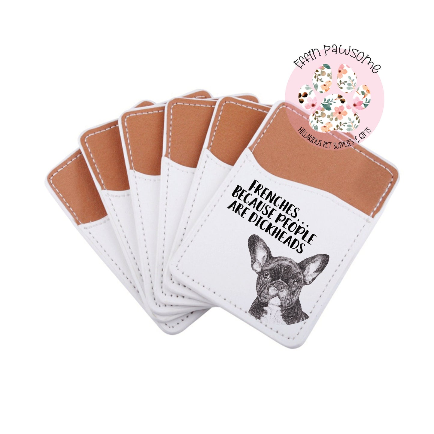 Funny Dog Phone Case Wallet | Mum Gift | Dad Gift | Phone Storage | iPhone | Cash Wallet | Dog Gift Idea | Funny Phone Case | Novelty Gift