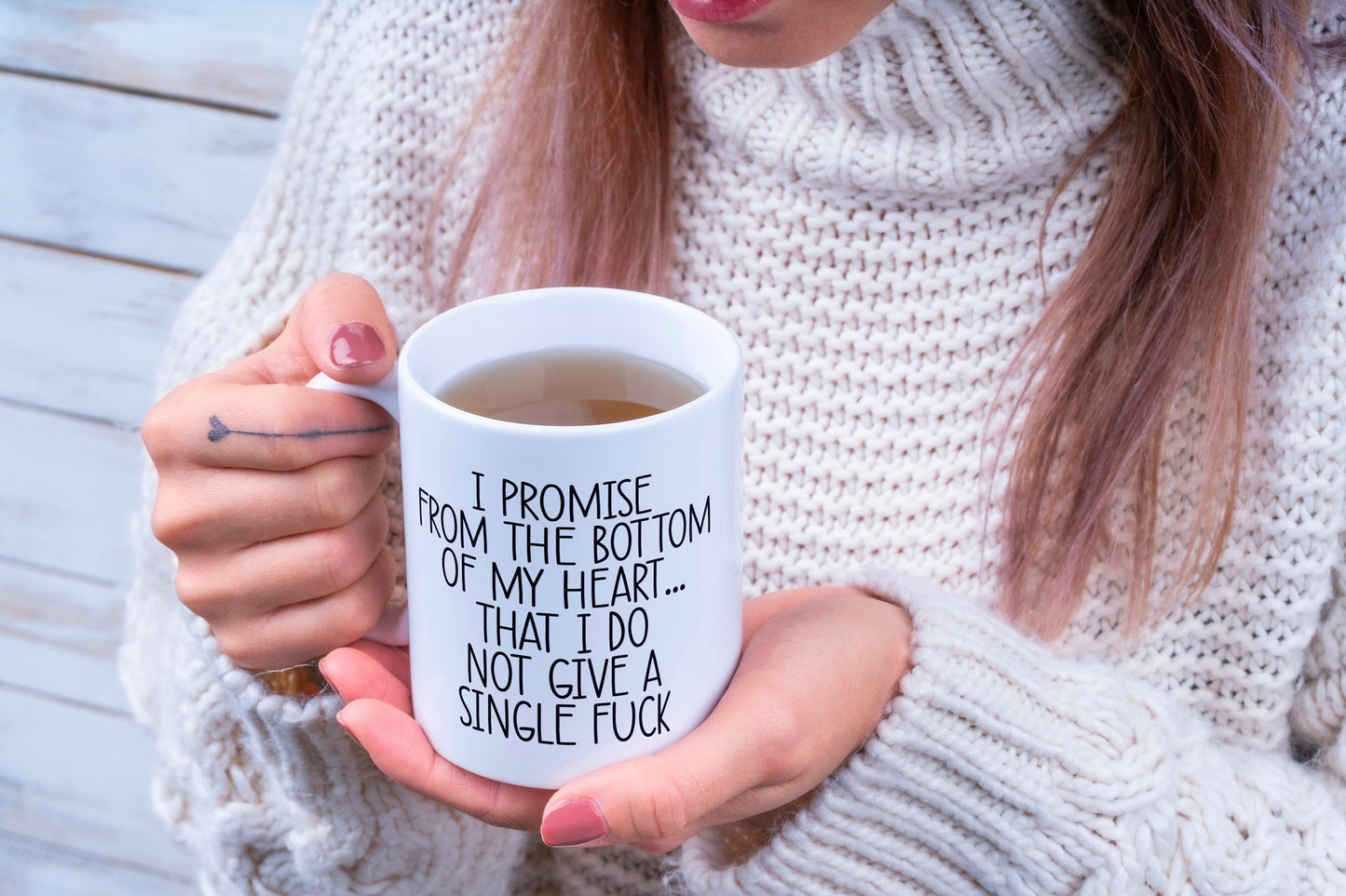 Mug - I Promise, I Do Not Give A Single Fuck