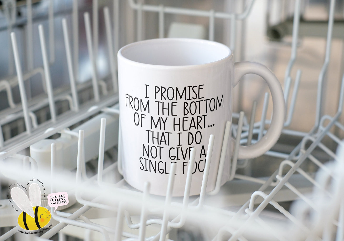 Mug - I Promise, I Do Not Give A Single Fuck