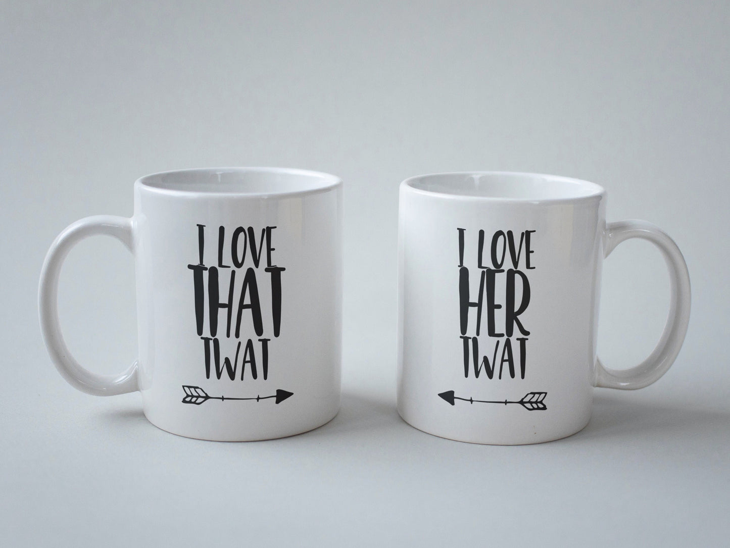 Mug Pair - His & Hers TWAT