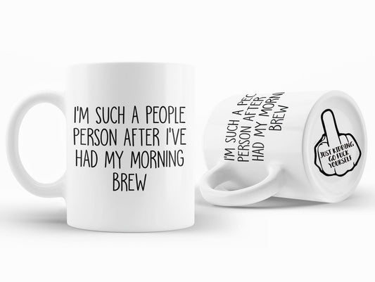 Mug - People Person, go fuck yourself