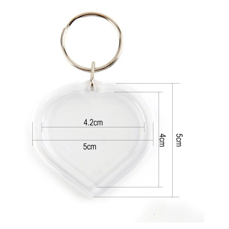 Heart keyring - I’ve been fucking vaccinated