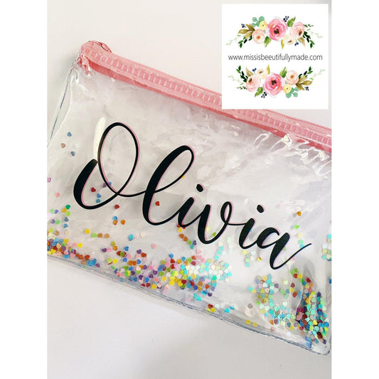 Glitter Pencil Case - Personalised