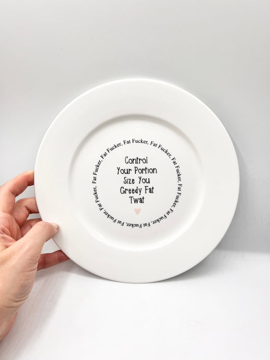 Fat twat plate