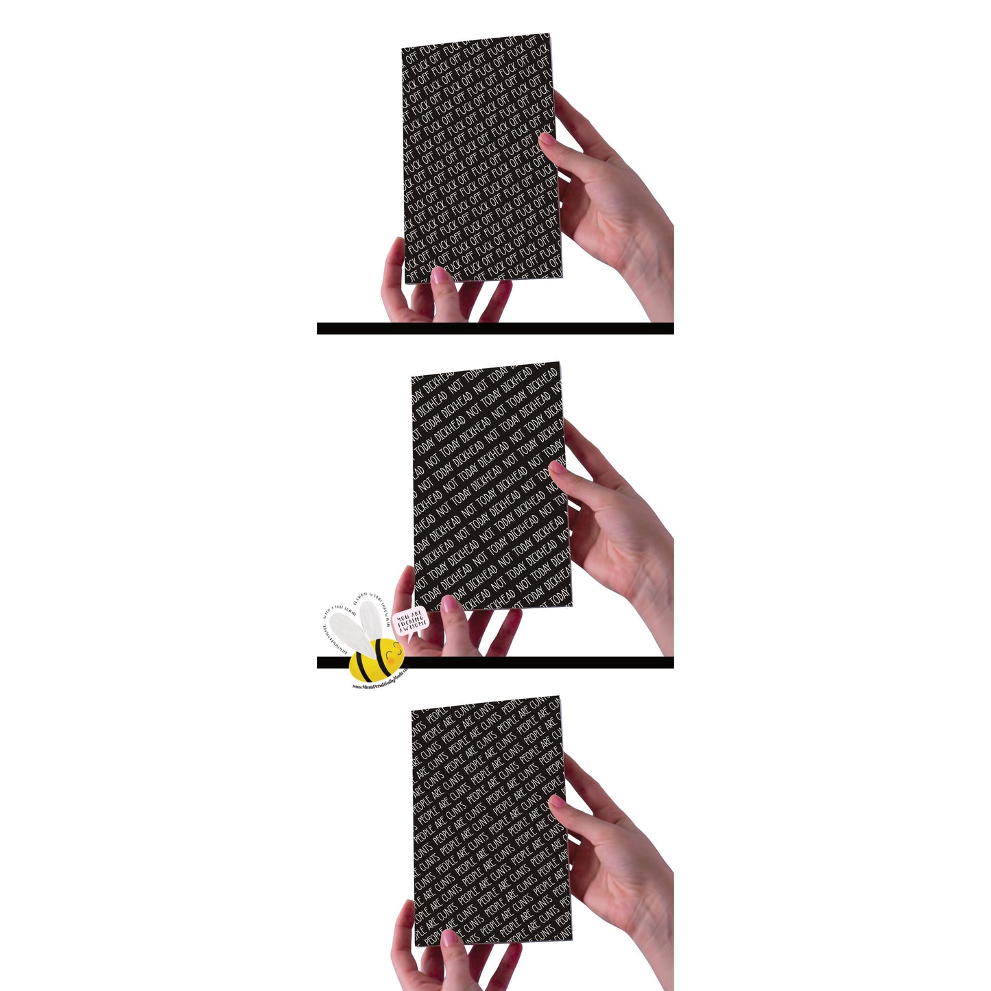 Notebook - 3 Pack Sweary Notebooks